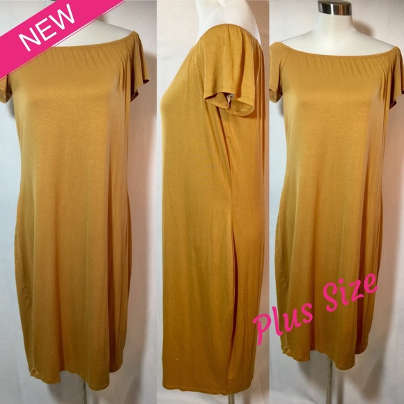 Boutique Dresses & Skirts - Plus Size Women’s Cap Sleeves Midi Bodycon Dress